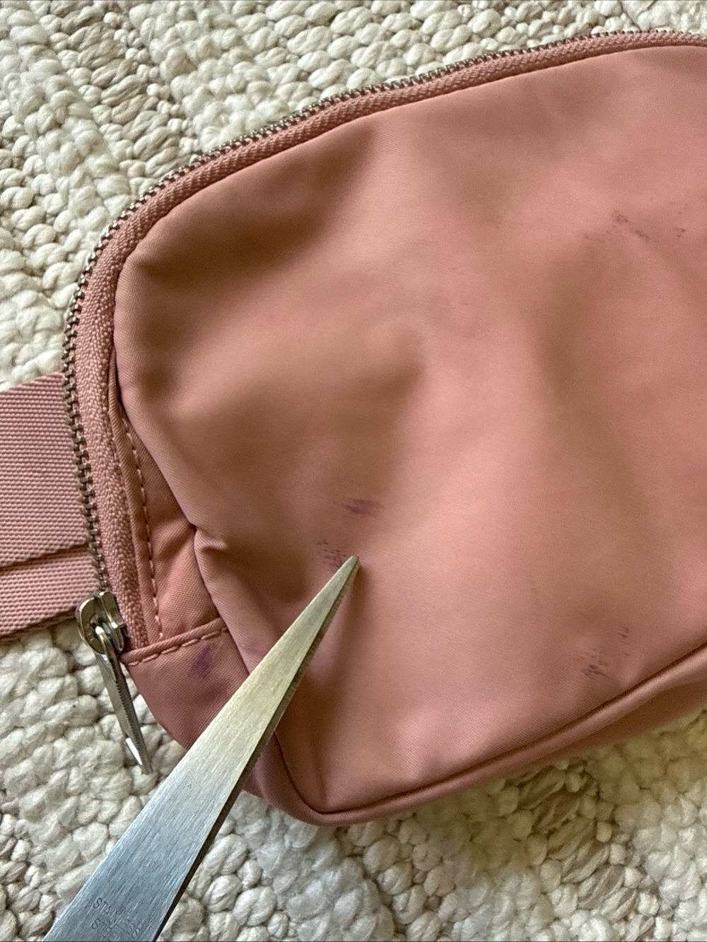 Lululemon Everywhere Belt Bag 1L Light Pink Waist Bag Fanny Pack. Read DESC - Picture 12 of 15